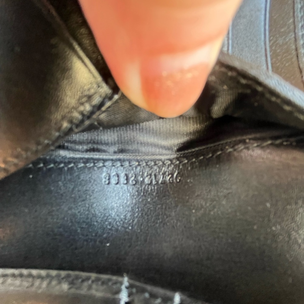 Gucci Black Denim and Leather wallet - Picture 6 of 7